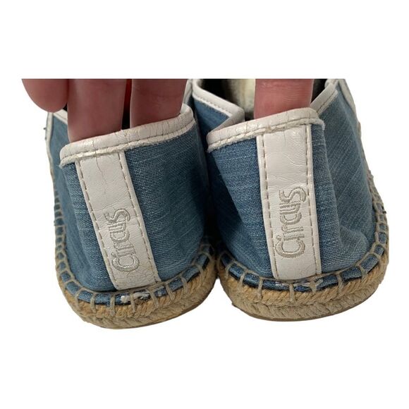 Circus by Sam Edelman Blue Fries Before Guys Slip On Espadrille Loafer Shoe - Picture 4 of 9